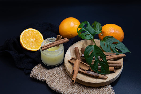DIY-Peeling mit Orange und Zimt