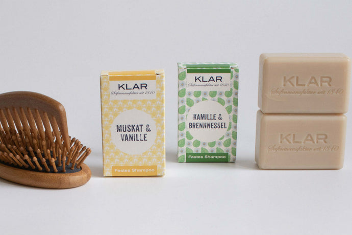 Die festen Shampoos von Klar Seifen im Produkttest